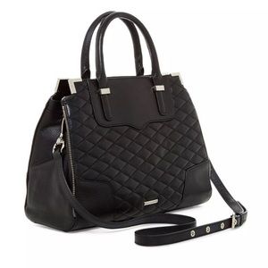 Rebecca Minkoff Quilted Amorous Satchel Black